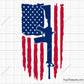 Rifle Flag Svg 