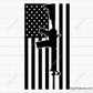 Rifle Flag Svg