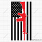 Rifle Flag Svg