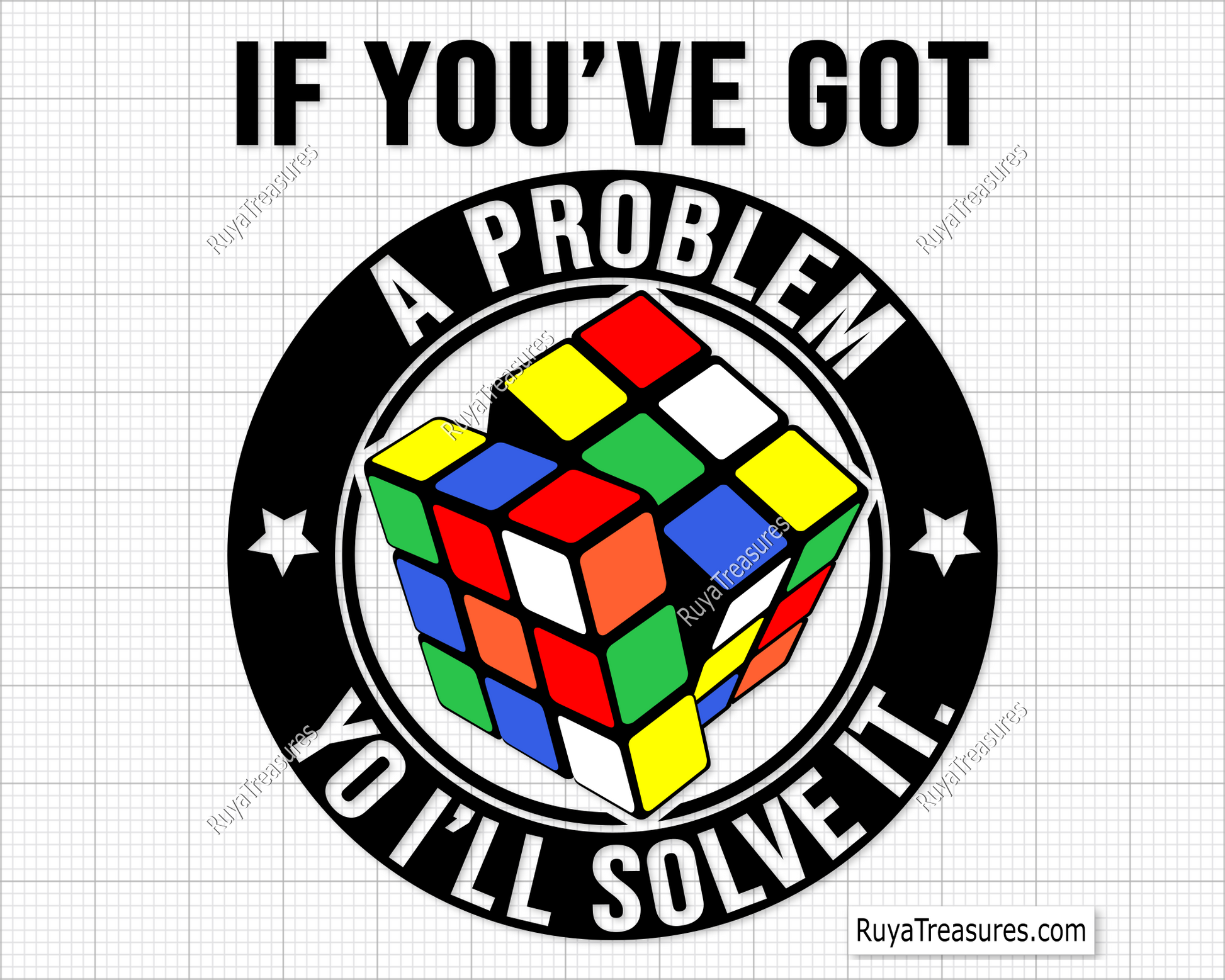 Rubik If you’ve got a problem svg