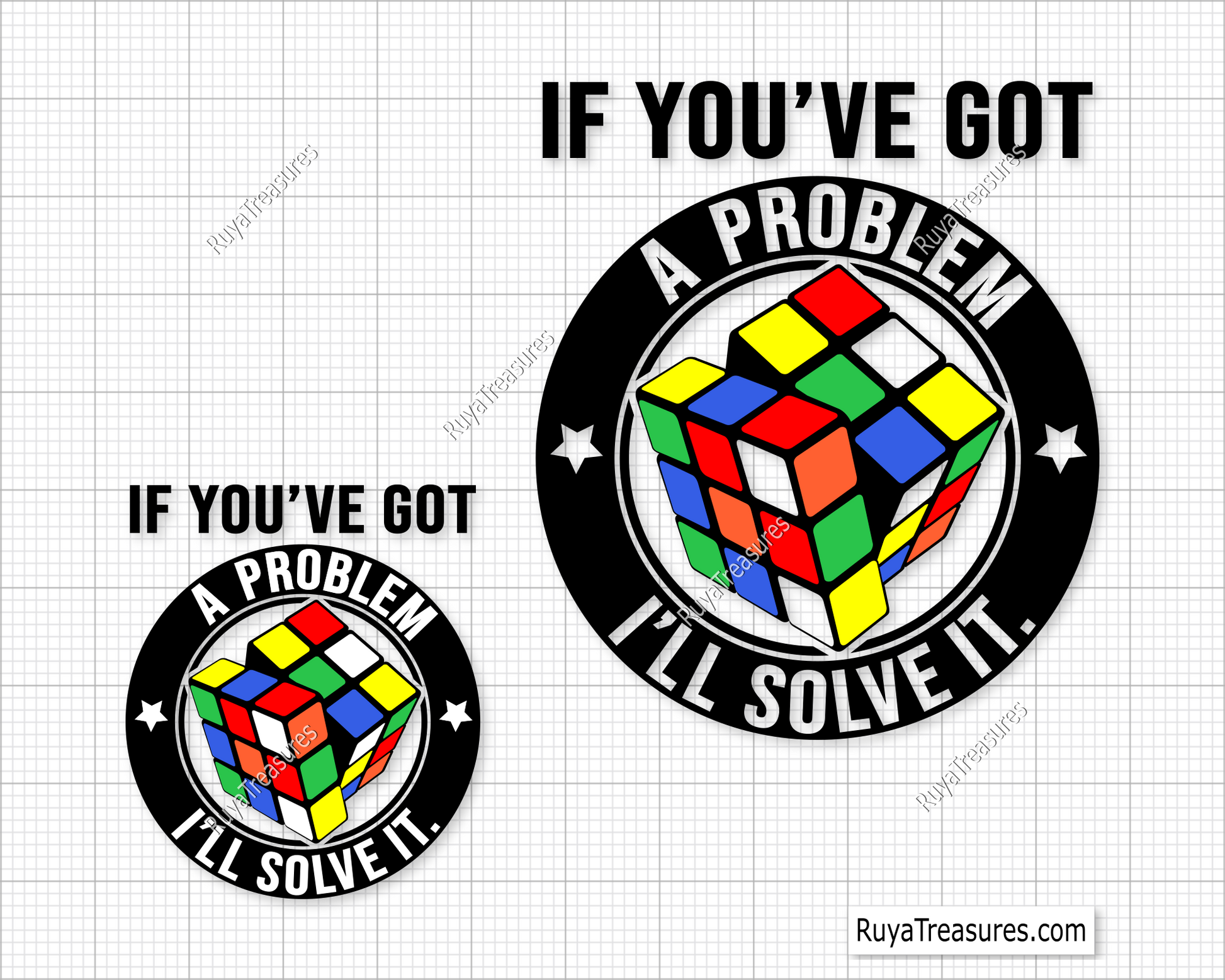 Rubik If you ve got a problem svg