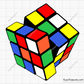 Rubik's cube svg