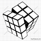 Rubik's cube svg