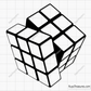 Rubik's cube svg