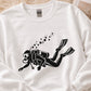 Scuba Diver SVG PNG, Ocean Explorer Silhouette Design