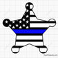 Sheriff badge svg