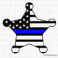 Sheriff badge svg