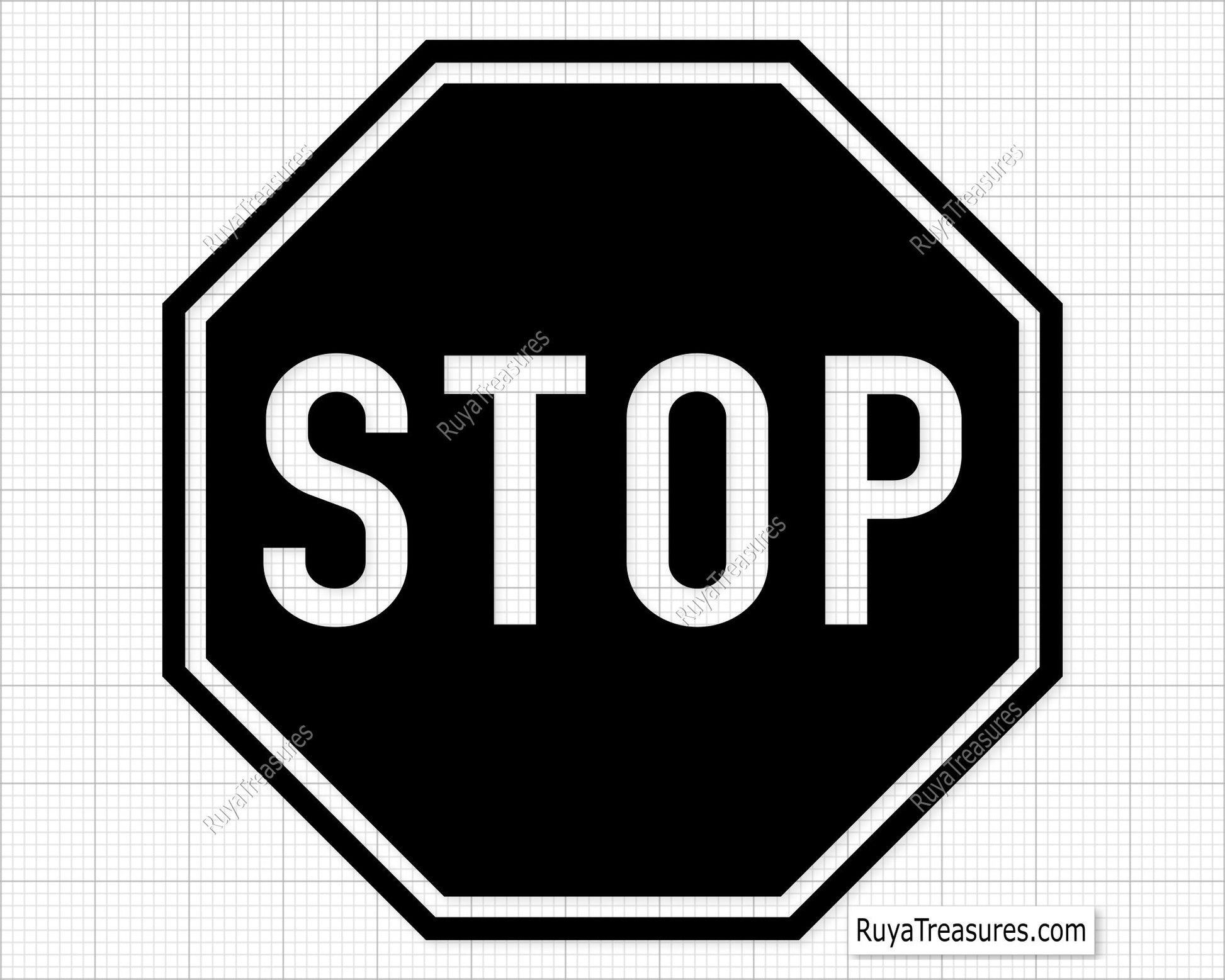 Free Download Stop Sign svg. Red octagon stop sign SVG, perfect for traffic signage, road safety designs, and decals