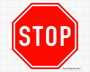 Free Download Stop Sign svg. Red octagon stop sign SVG, perfect for traffic signage, road safety designs, and decals