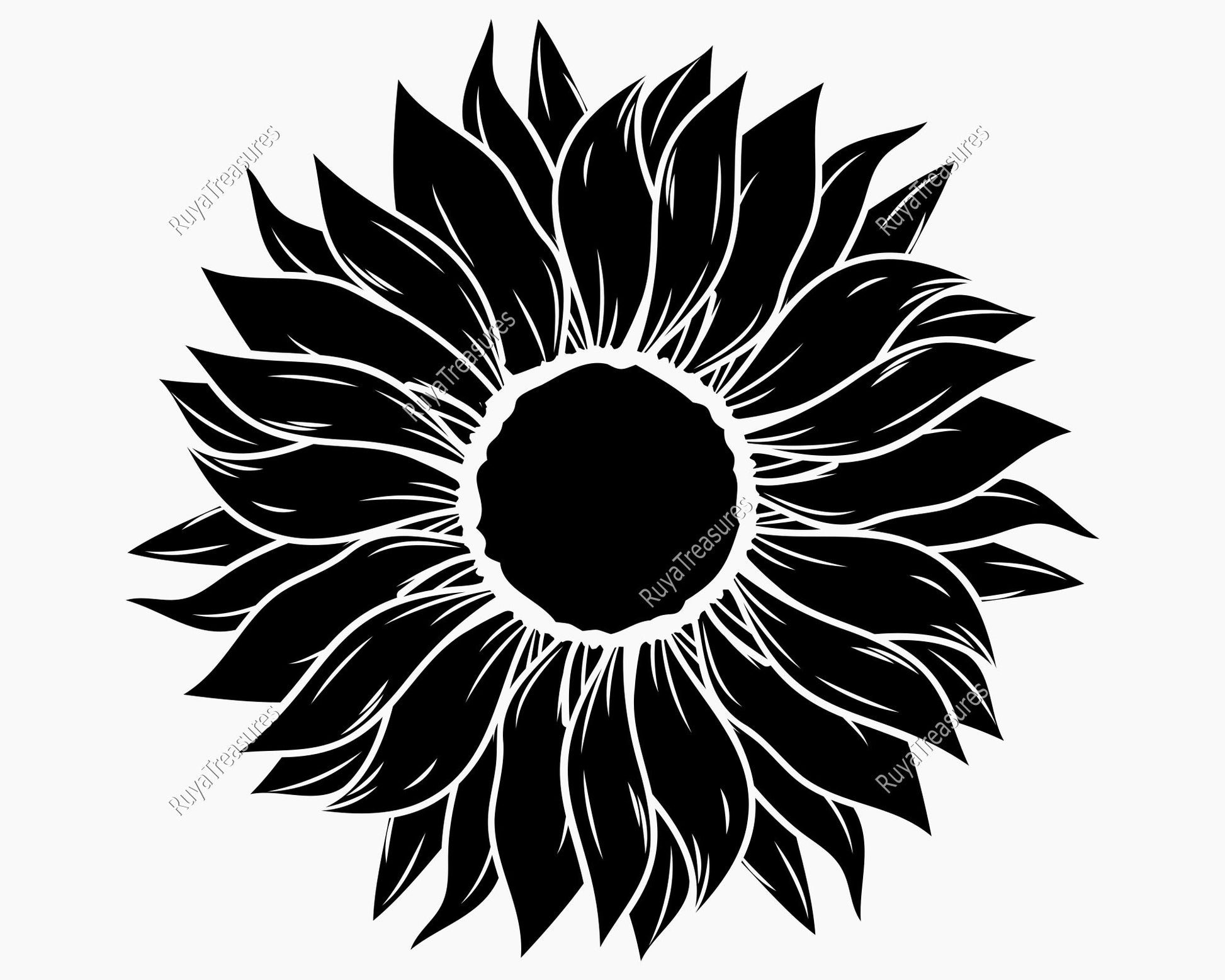 Free Sunflower Svg
