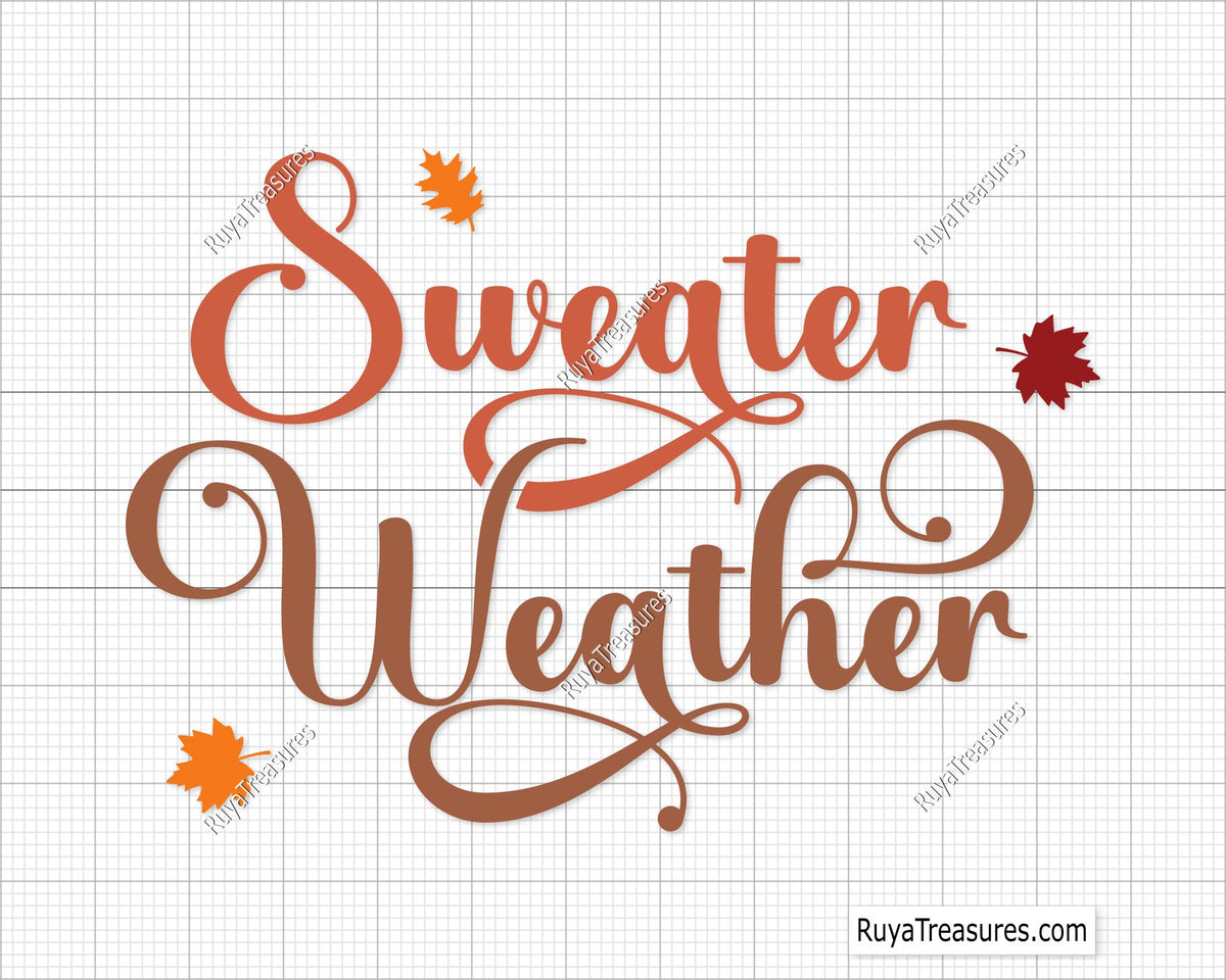 Sweater Weather Svg