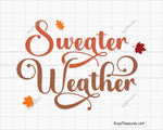 Sweater Weather Svg