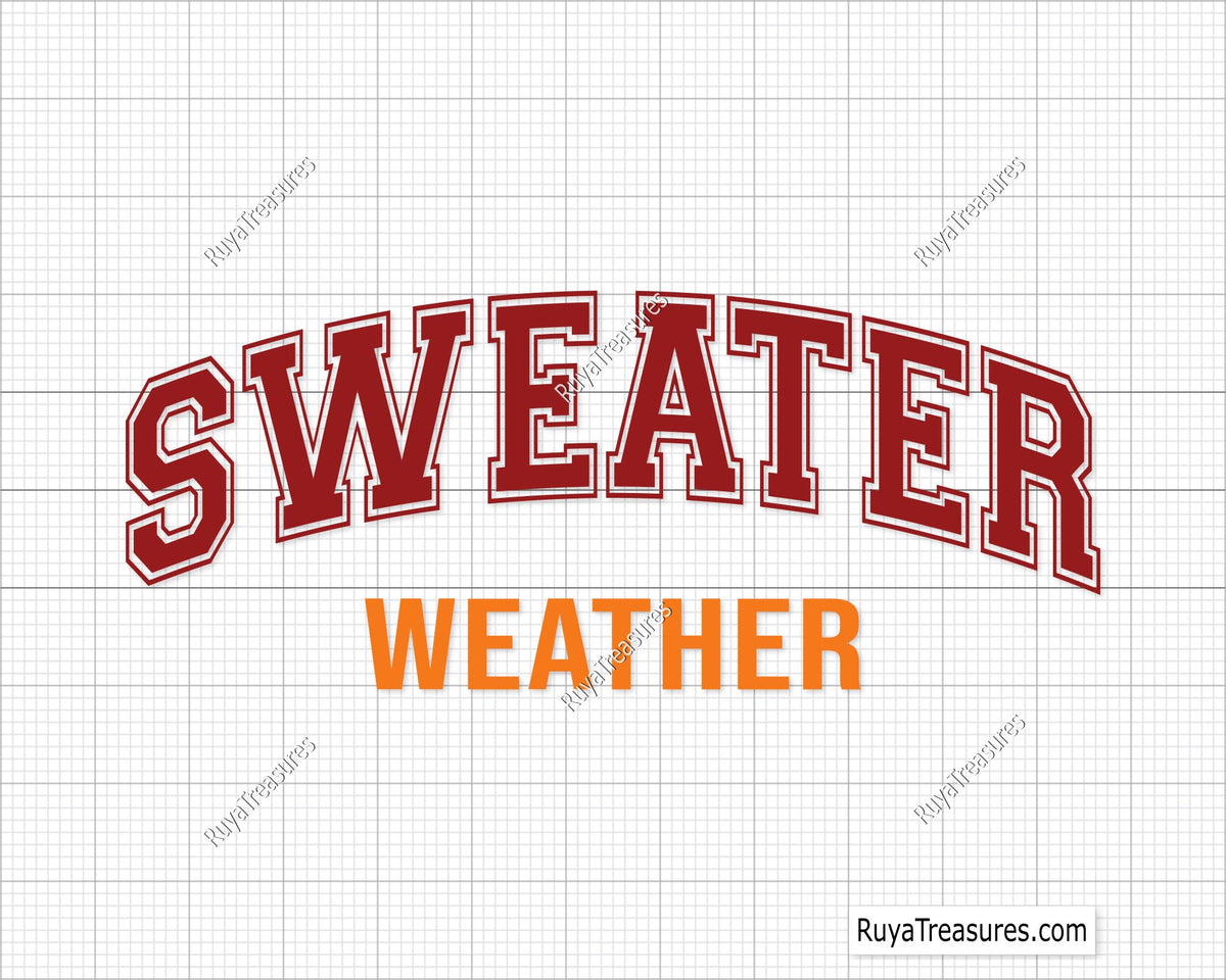 Sweater Weather Svg