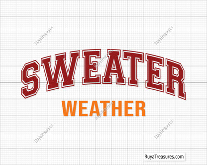 Sweater Weather Svg