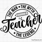 Teacher Svg