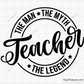 Teacher Svg