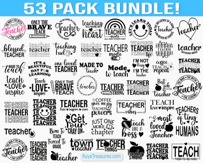 Teacher Svg Bundle