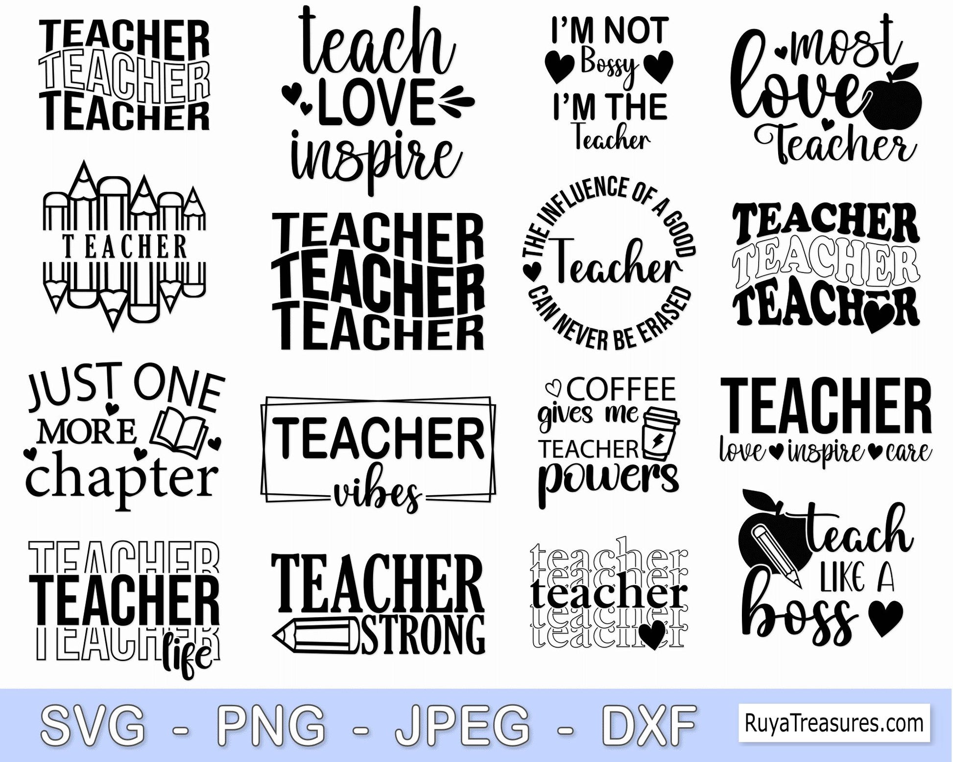 Teacher Svg Bundle