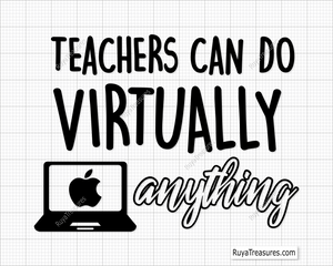 Teachers Can Virtually Do Anything svg