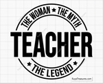 Teacher svg