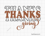 Thanks Giving Svg