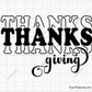 Thanks Giving Svg