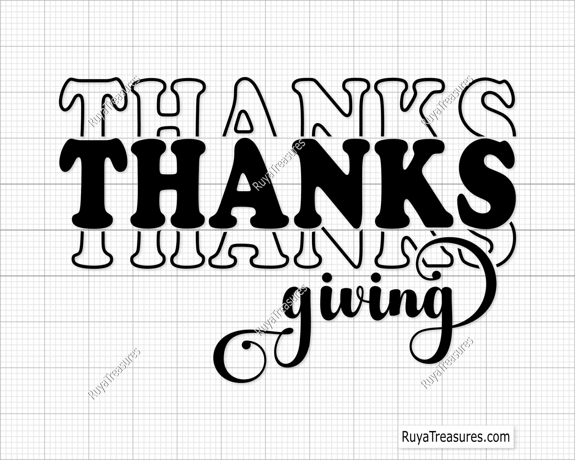Thanks Giving Svg