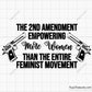The 2nd Amendment Empowering More Women Svg Png
