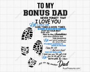To My Bonus DAD svg