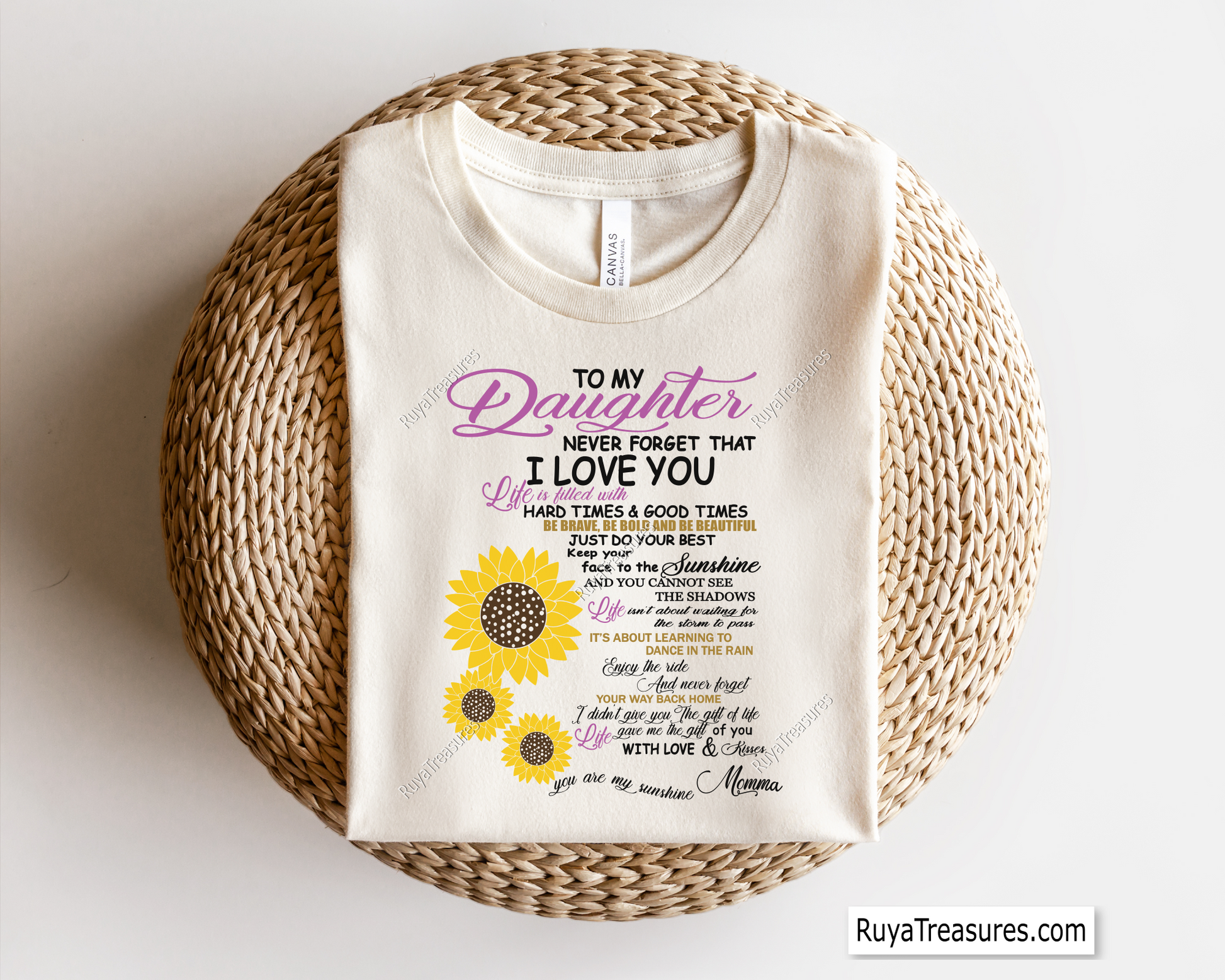 To My Daughter Quotes From Momma Svg