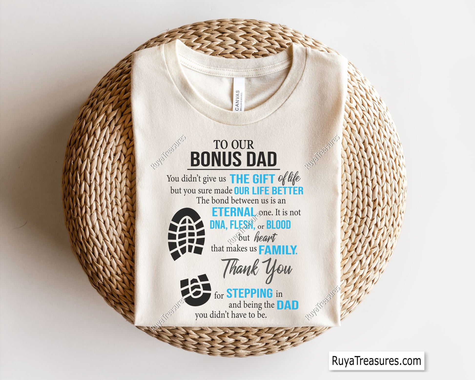 To Our Bonus Dad Quotes svg
