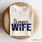 Trooper Wife SVG design with a law enforcement theme, ideal for shirts, decals, and gifts for police spouses