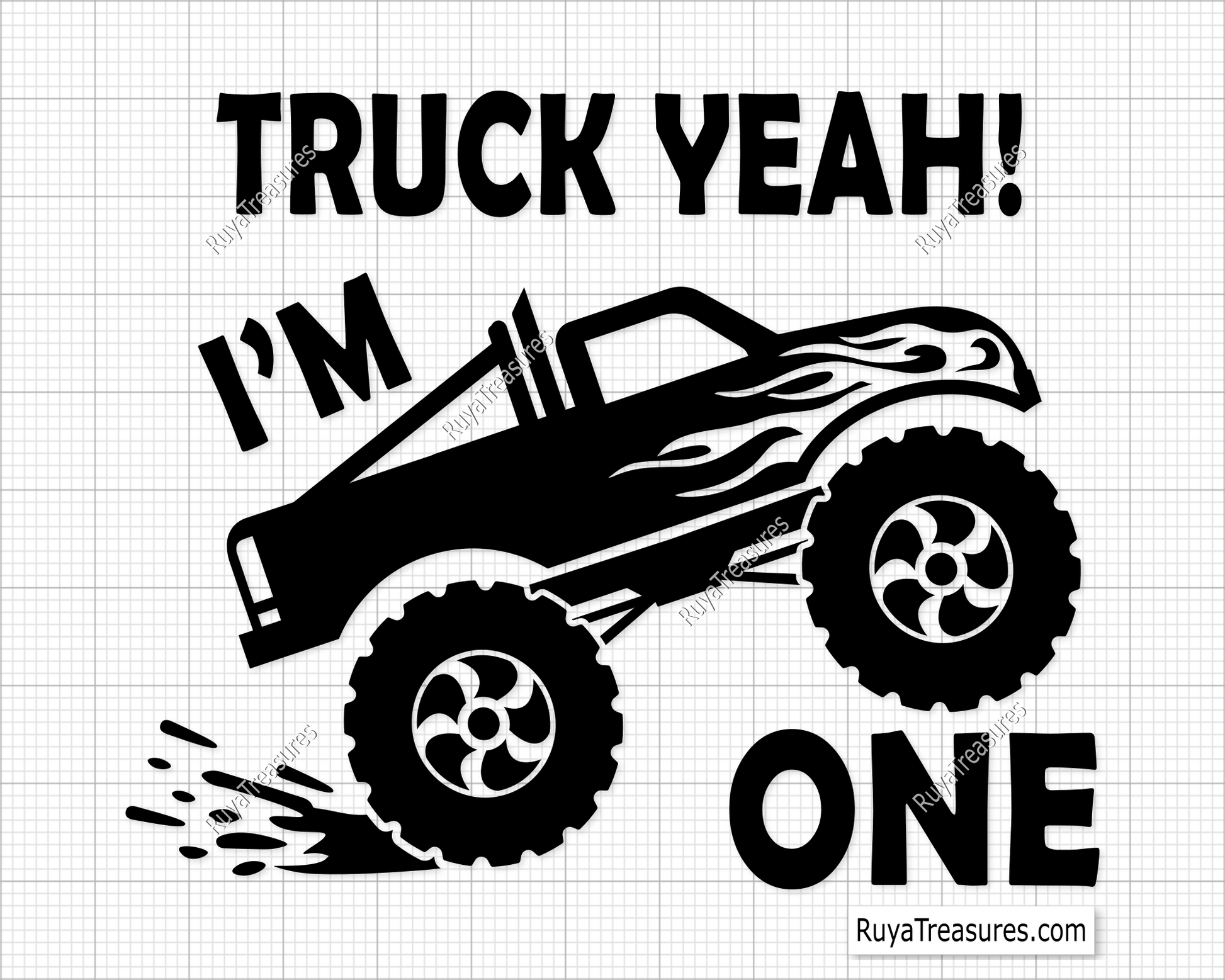 Truck Yeah I Am 1 Svg