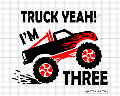 Truck Yeah I Am 3 Svg