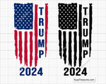 Trump 2024 Flag Svg