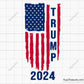 Trump 2024 Flag Svg