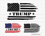 Trump Flag Svg