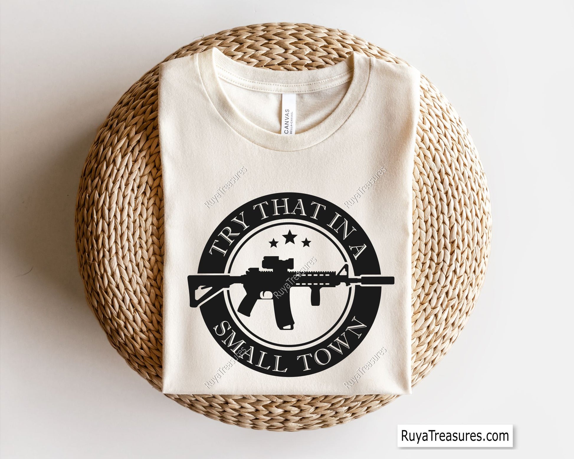 Try That In A Small Town AR15 svg