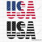 USA American Flag Svg Png