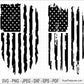 USA Grunge Flag Svg