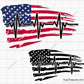 Bundle American Flag Heartbeat Svg Png, Patriotic Svg, American Flag Svg
