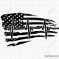US Flag Heartbeat Svg Png