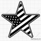 US Flag Star Svg