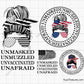Unmasked Unvaccinated Unmuzzled Unafraid Svg