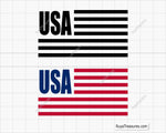 Usa American Flag Svg Png