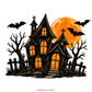 Vintage Halloween PNG Bundle, Retro Spooky Character Clipart