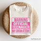Warning Official Teenager May Contain Attitude Svg