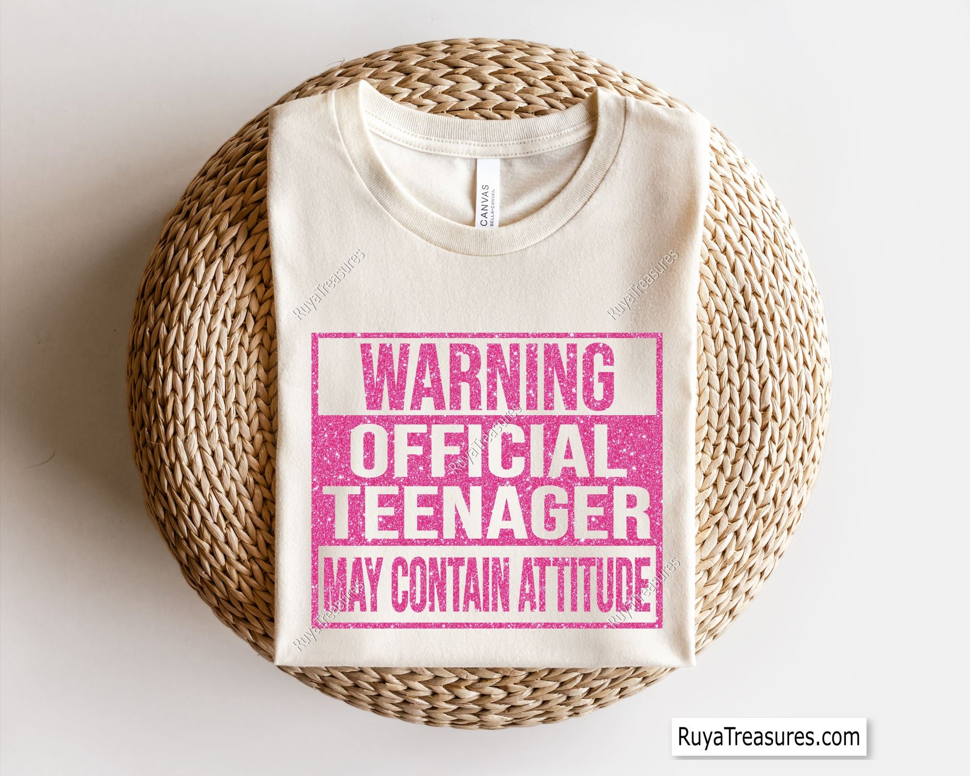 Warning Official Teenager May Contain Attitude Svg