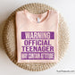 Warning Official Teenager May Contain Attitude svg