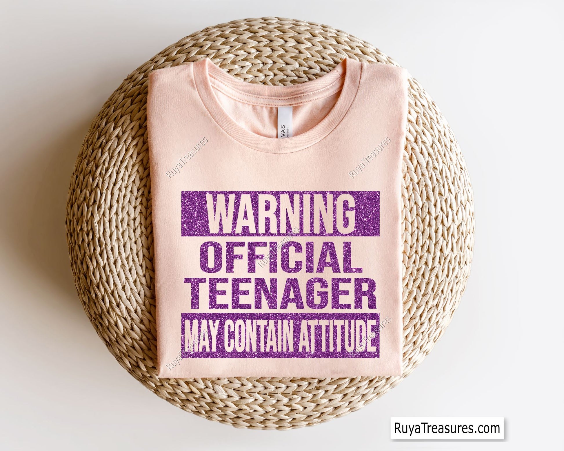 Warning Official Teenager May Contain Attitude svg